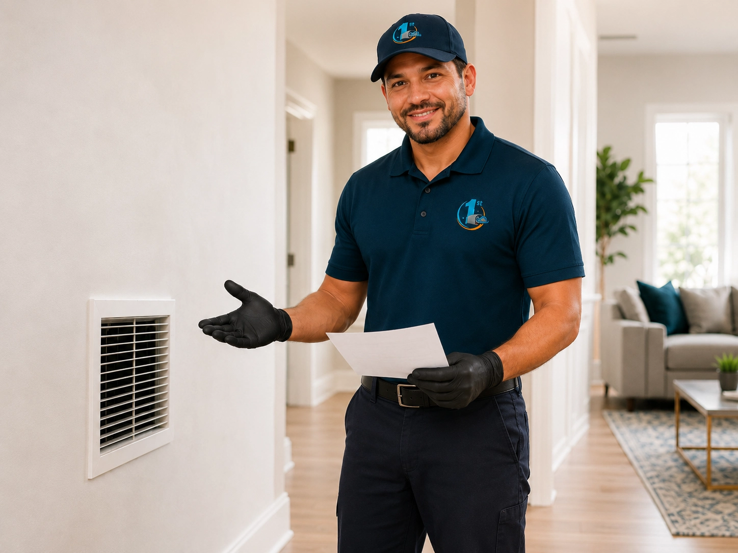 Duct cleaning technician - contact us